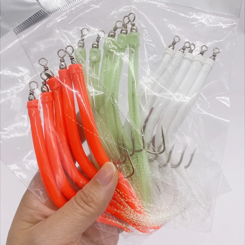1/5Pcs CodfishFishing Eel Tube - огляд і ціна Fishing Hook Offset