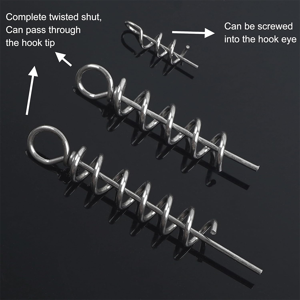 50Pcs Spring Twist Lock Fishin - огляд і ціна Fishing Hook Box