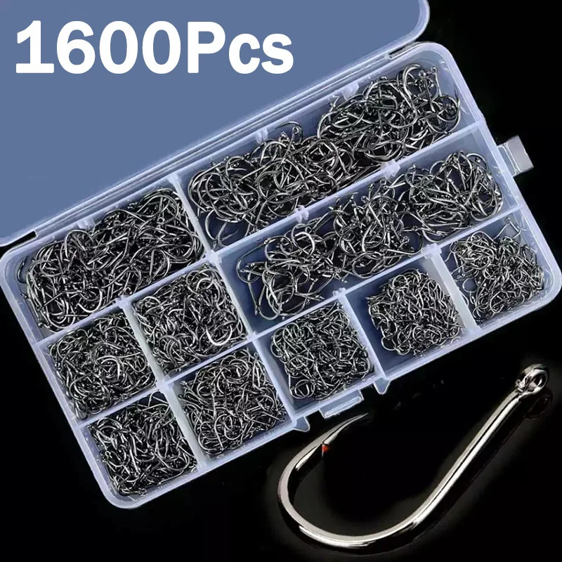 50-1600Pcs/BoxFishing Hooks Ca - огляд і ціна Fishing Hook Circle