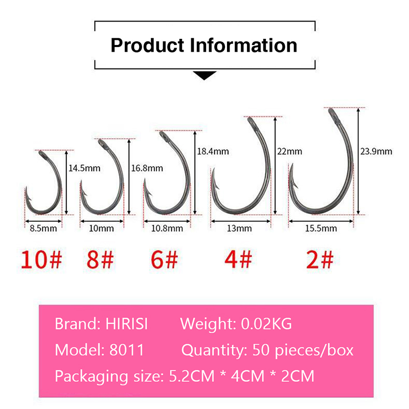 {YY30} Hirisi 50 Pcs Boxed Hoo - огляд і ціна Fishing Hook Box