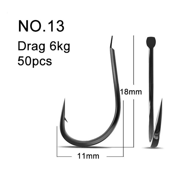 50PCS Small Fishing Hooks High - огляд і ціна Fishing Hook Circle