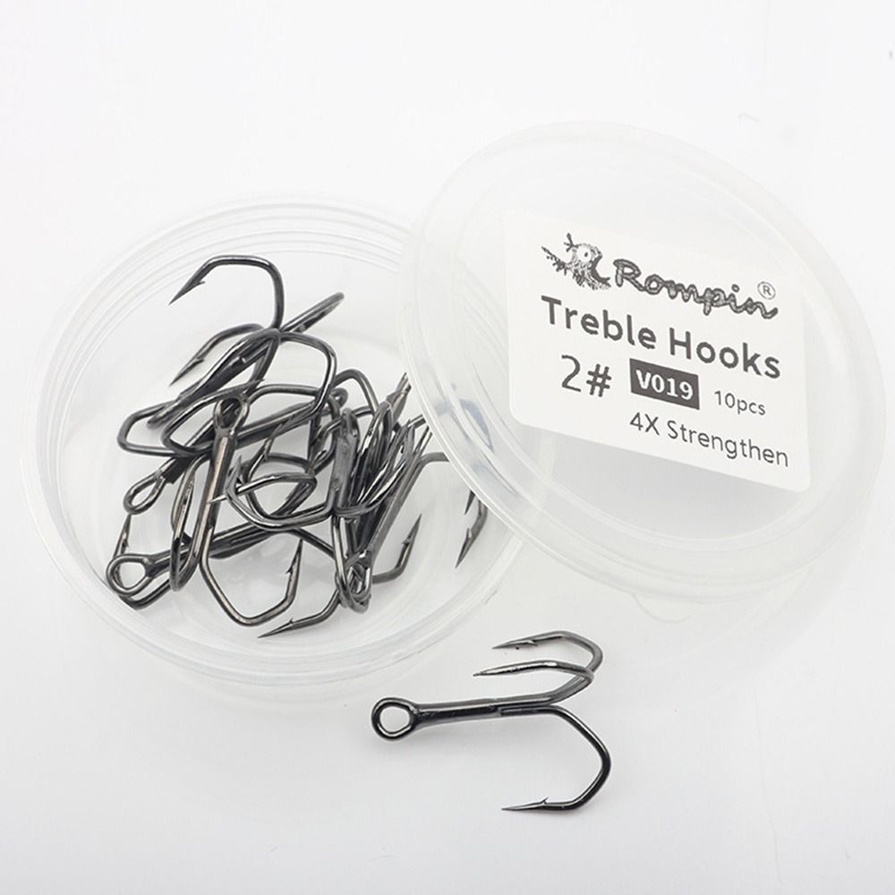 10Pcs Anti-rust Ahite Nickel S - огляд і ціна Fishing Hook Offset