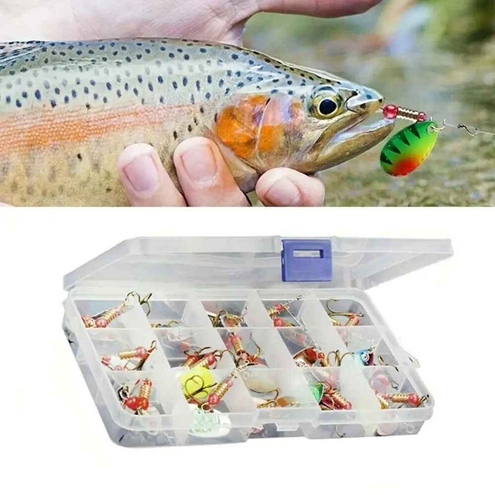 30pcs Metal Spoon Spinner Fish - огляд і ціна Fishing Hook Treble