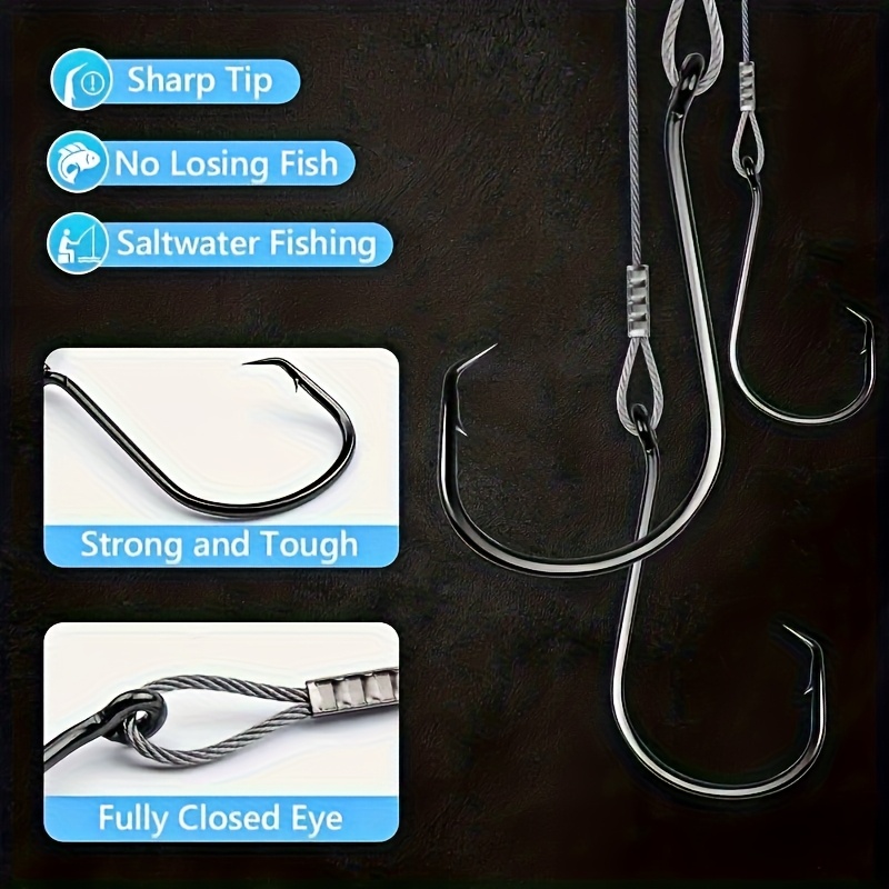 25pcs Heavy Duty Circle Hooks  - огляд і ціна Fishing Hook Circle